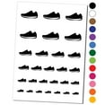 thumbnail image 1 of Athletic Running Shoe Water Resistant Temporary Tattoo Set Fake Body Art Collection - White, 1 of 6