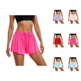 thumbnail image 1 of Athletic Running Shorts for Women Summer Casual Elastic Waist Lightweight Flowy Workout Gym Tennis Skorts with Pockets, 1 of 8