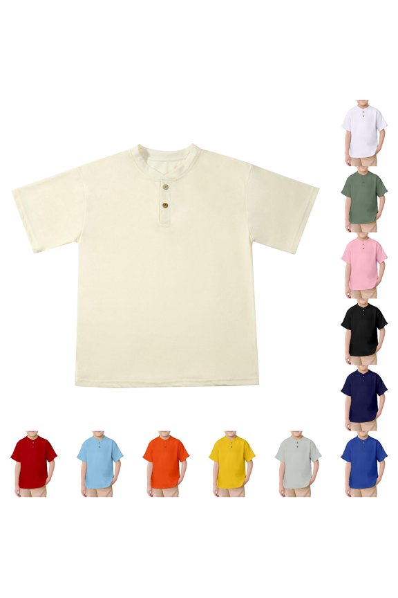 Athletic Shirts for Kids Short Sleeve Rash Guard Sun Protection Surfing Shirts 7-8 Years
