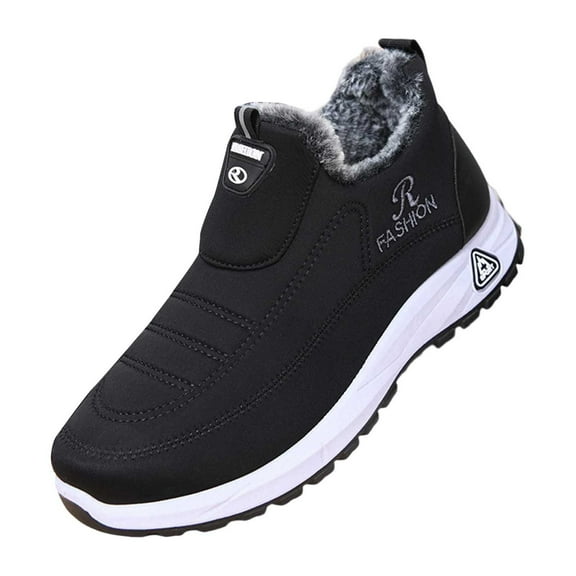 Athletic Shoes for Women on Sneakers Winter Warm Lined Comfortable Casual Shoes Non Soft Sole Lightweight Walking Footwear Cloth 38 Size