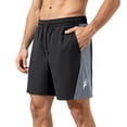 thumbnail image 1 of Athletic Shorts Men Casual Knee Length Quick-Dry Gym Shorts with Pockets Lightweight Breathable Workout Shorts for Beach, 1 of 6