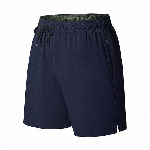 Athletic Shorts For Men Qiggri Men's Workout Running Shorts Lightweight Athletic with Zipper Pockets No Liner Quick-Dry Gym Active Shorts Men Gym Shorts