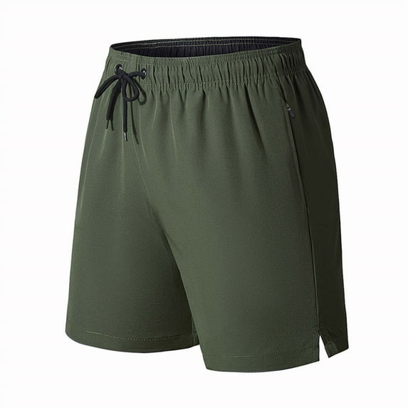 Athletic Shorts For Men Qiggri Men's Workout Running Shorts Lightweight Athletic with Zipper Pockets No Liner Quick-Dry Gym Active Shorts Men Gym Shorts