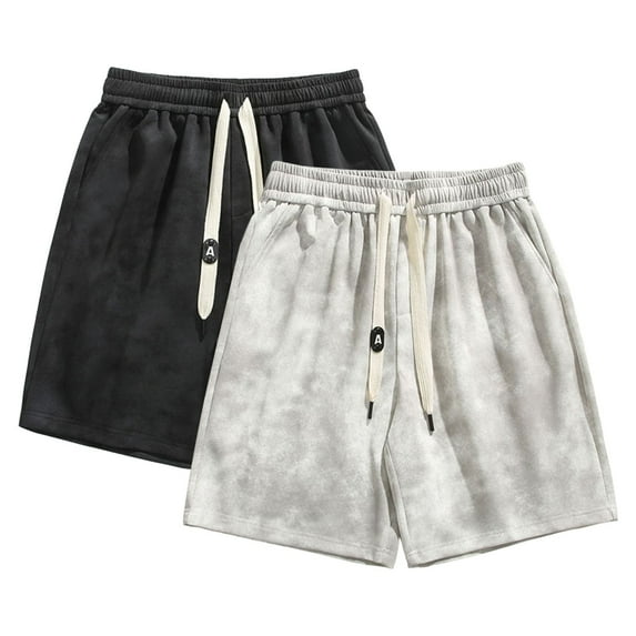 Athletic Shorts for Men - Workout Black Quick Dry Basketball Shorts Work Casual Shorts with Pockets Summer Lightweight Quick Dry Shorts Outdoor Hiking Shorts with Pockets