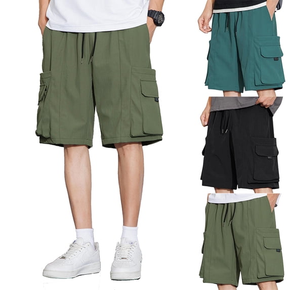 Athletic Shorts for Men - Workout Shorts Men Casual Running Casual Work Flat Front Shorts Men's Shorts Casual Summer Shorts Activewear Workout Shorts for Men