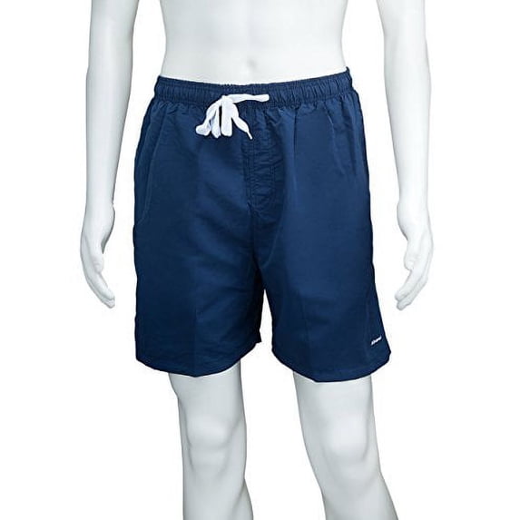 Athletic Shorts Polyester Swim Trunks for Men / Boys by Abstract (Large, Navy)
