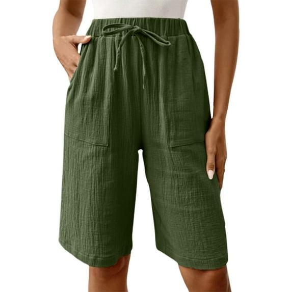 Athletic Shorts for Women Gym Biker Shorts Trendy Festival Vacation Styles Casual Summer Shorts For Everyday Wear Solid Color Five Point Design For Comfort And Style