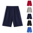 thumbnail image 1 of Athletic Shorts for Boys Elastic Waist Mesh Shorts Basketball Shorts Lightweight Boys Summer Shorts Boy Shorts 5-6 Years, 1 of 4