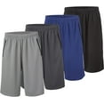 thumbnail image 1 of Athletic Shorts for Men - 4 Pack Men's Activewear Quick Dry Basketball Shorts - Workout, Gym, Running Set I, 3X-Large, 1 of 7