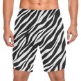 thumbnail image 1 of Athletic Shorts for Men Casual Printed Loose Shorts Summer Beachwear Elastic Waist Lightweight Travel Bottoms, 1 of 4