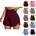 thumbnail image 1 of Athletic Shorts for Women 2026 Summer Elastic High Waist Quick Drying Workout Exercise Yoga Running Shorts, 1 of 6