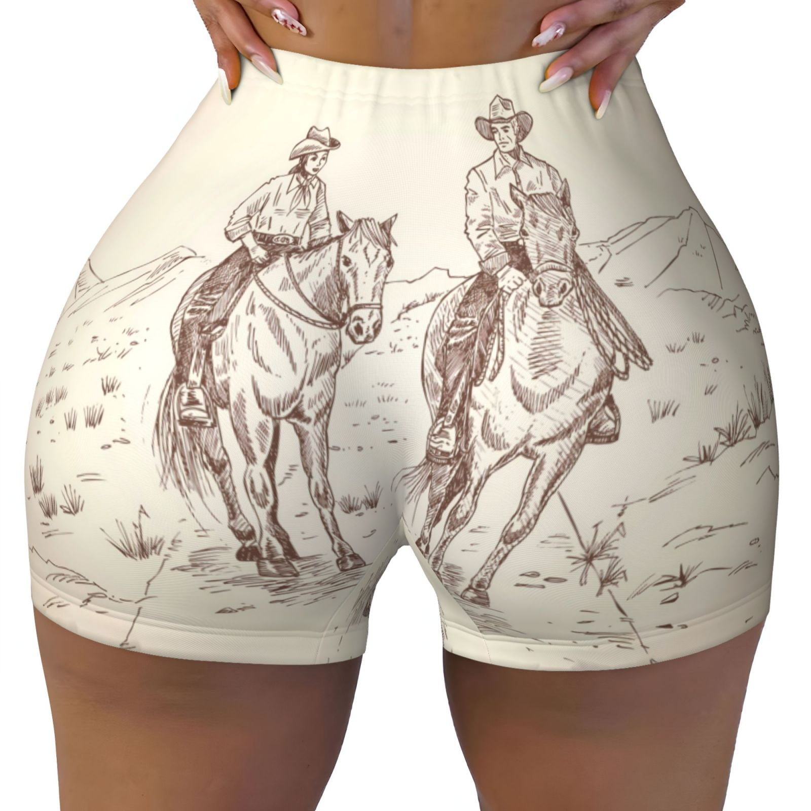 Equestrian Pants Design Sexy Sports Shorts