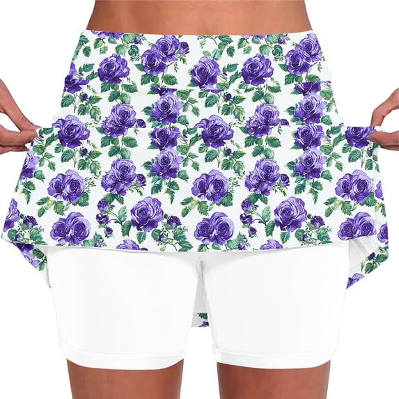 Athletic Shorts for Women Lightweight High Waisted Tummy Control Workout Shorts with Build-In Liner Summer Gym Shorts
