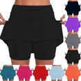 thumbnail image 1 of Athletic Skirts for Women High Waisted Tennis Skirt with Pockets Lightweight Mini Golf Skort Running Pickleball Black M, 1 of 9