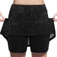 thumbnail image 1 of Athletic Skorts for Girl Elastic Tennis Yoga Shorts High Waist Gradient Printed Skirt Tummy Control Skinny Joggers, 1 of 6