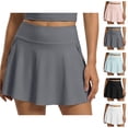 thumbnail image 1 of Athletic Skorts for Women Summer High Waisted Lightweight Tennis Golf Skirts with Inner Shorts Pockets, 1 of 6