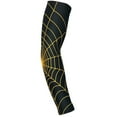 thumbnail image 1 of Athletic Sleeves Spider Web Pattern Breath Ability Arm Protector Arm Sleeves UV Protection for Protection, 1 of 8