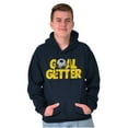 thumbnail image 1 of Athletic Soccer Fan Goal Getter Pun Unisex Plus Fleece Graphic Hoodie Brisco Brands 2X, 1 of 5