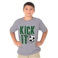 thumbnail image 1 of Athletic Soccer Fan Kick It Goal Boys Kids T Shirt Tees Tops Teen Brisco Brands X, 1 of 6