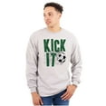 thumbnail image 1 of Athletic Soccer Fan Kick It Goal Men's Long Sleeve Tee T Shirt Brisco Brands S, 1 of 6