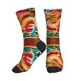 thumbnail image 1 of Athletic Socks Chinese Dragon Sport Running Calf Socks Crew Socks for Men Women, 1 of 7