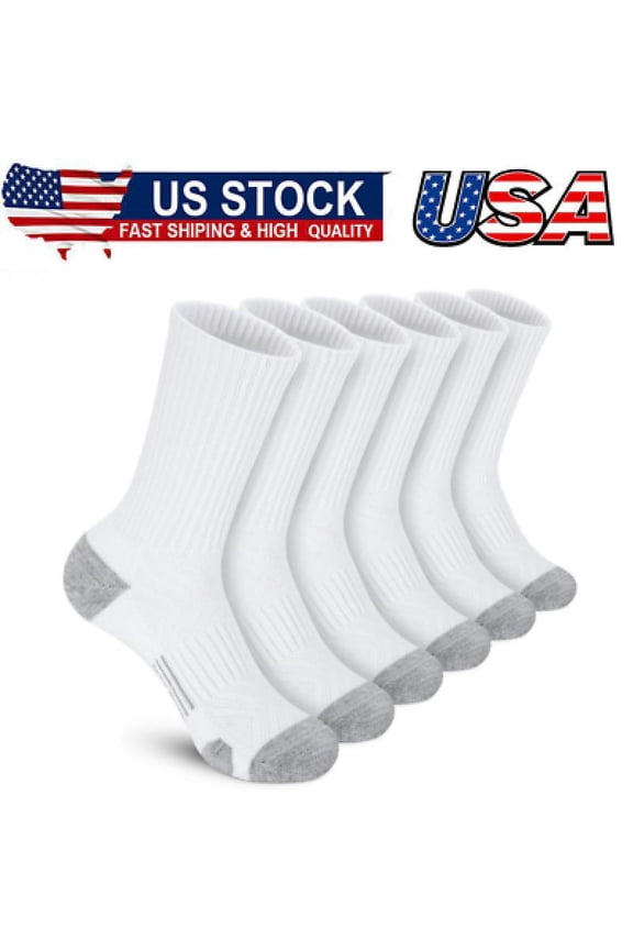 Athletic Socks Cushion Running Socks Performance Breathable Crew Socks Outdoor