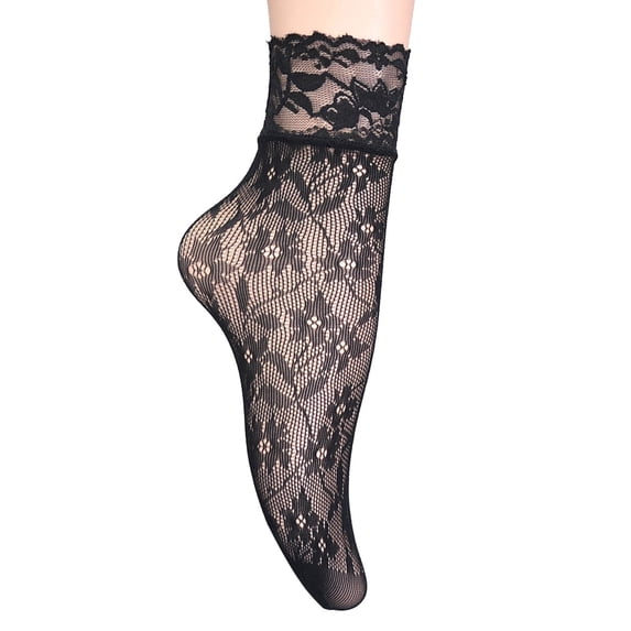 Athletic Socks Lace Fishnet Ankle Short compression socks for women