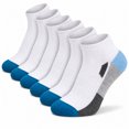 thumbnail image 1 of Athletic Socks for Women 6 Pairs, Ankle Sports Socks, Breathable Mesh Running Socks, Moisture Wicking Workout Socks for Gym & Everyday Wear, Shoe Size 7-9, 1 of 6