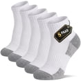 thumbnail image 1 of Athletic Socks for Men & Women 5 Pairs, Ankle Sports Socks, Breathable Mesh Running Socks, Moisture Wicking Workout Socks for Gym & Everyday Wear, Shoe Size 7-8.5, 1 of 6