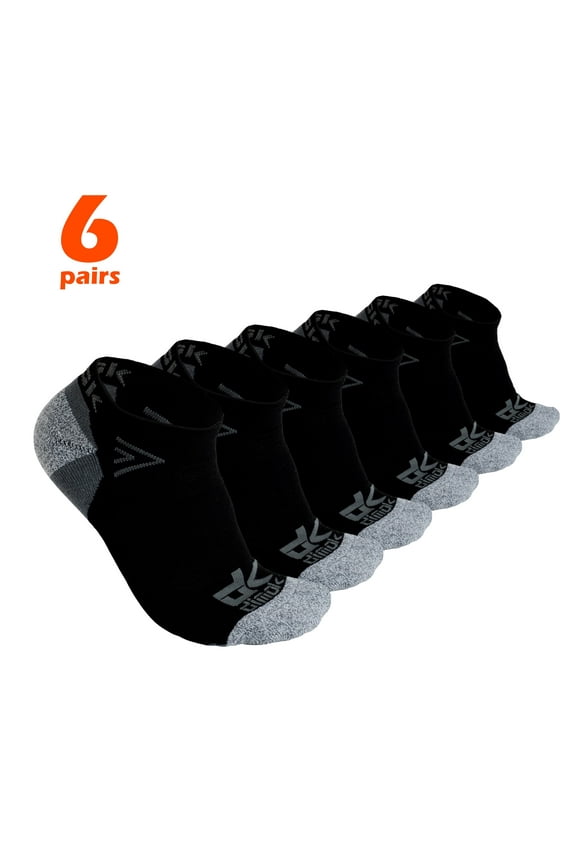 Athletic Socks Mens Sport Socks Low Cut 6 Pack Socks for Men Women Youth