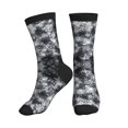 thumbnail image 1 of Athletic Socks Silver Flake Glitter Sport Running Calf Socks Crew Socks for Men Women, 1 of 7
