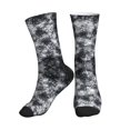 thumbnail image 1 of Athletic Socks Silver Flake Glitter Sport Running Calf Socks Crew Socks for Men Women, 1 of 7