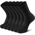 thumbnail image 1 of Athletic Socks Sport Running Calf Socks Performance Cushioned Breathable Crew Socks for Men Women(6 Pairs), 1 of 1