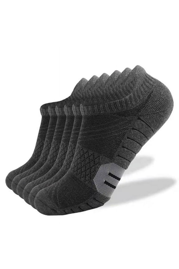 Athletic Socks Women Cotton New Unisex Sweat-Absorbing, Breathable, And Warm Outdoor Socks for Sports Style B-105 Dark Gray S