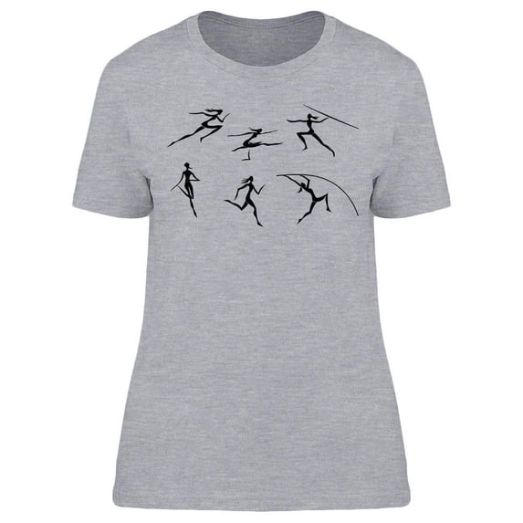 Athletic Sports T-Shirt Women -Image by Shutterstock, Female Medium