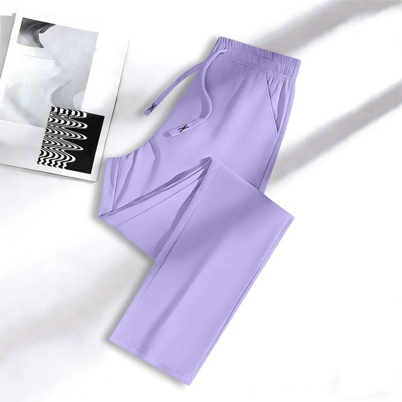 Athletic Stretch Pants for Women Breathable Quick Drying Straight Leg Women's Hiking Pants Athletic Comfy Fit with Pockets