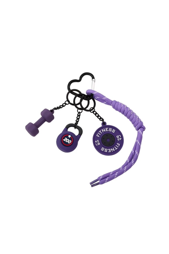 Athletic Styles Key Holder PVC Construction Trendy Bag Charm For Sports Equipment Organization