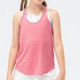 thumbnail image 1 of Athletic Tank Tops for Girls Size 5-15 Sleeveless Crewneck Cami Top Teens Kids Casual Solid Pullover Breathable Gym Workout Tees Shirts, 1 of 6