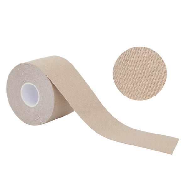 Athletic Tape, Beige Sports Wrap for Joint Stability and Muscle Support, Easy Tear Medical Tape for Boxing Tennis and Fitness Training, 1 Roll 1 In x 16.4 Ft