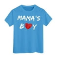 thumbnail image 1 of Athletic Thermal Boys Boys Long Sleeve Thermal MAMA'S BOY Toddler Boy Shirt Baby Tee, 1 of 4