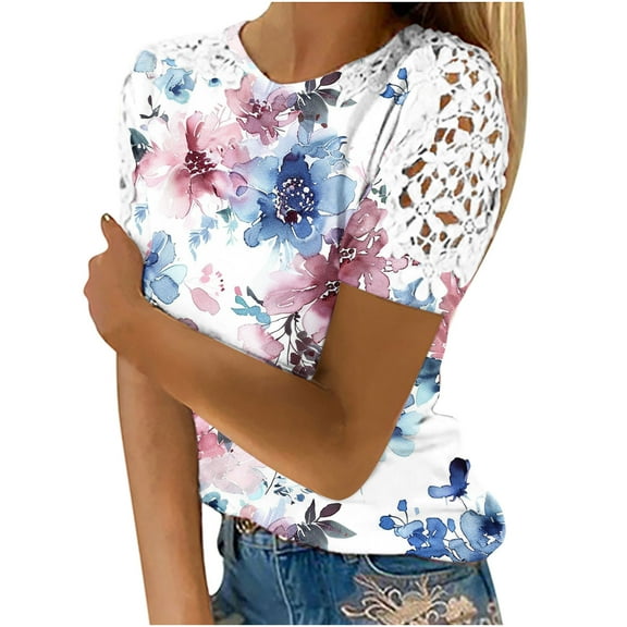 Athletic Tops Women 3X Blouses for Women Casual Summer Tee Shirts Womens Graphic