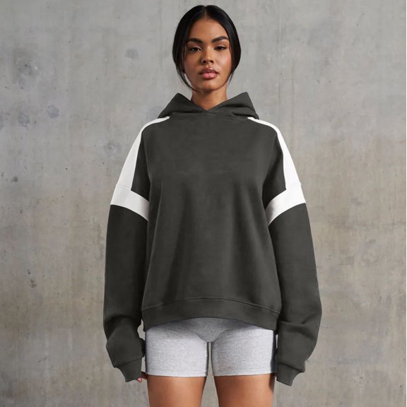 Athletic Urban Oversized Hoodie (M, Grey)