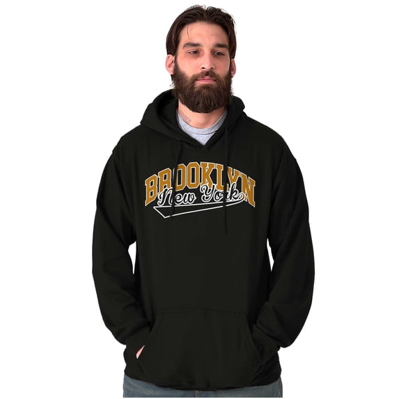 Athletic Varsity Brooklyn New York Hoodie Sweatshirt Women Men Brisco Brands S