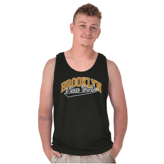 Athletic Varsity Brooklyn New York Plus Size Graphic Tank Top Brisco Brands 2X