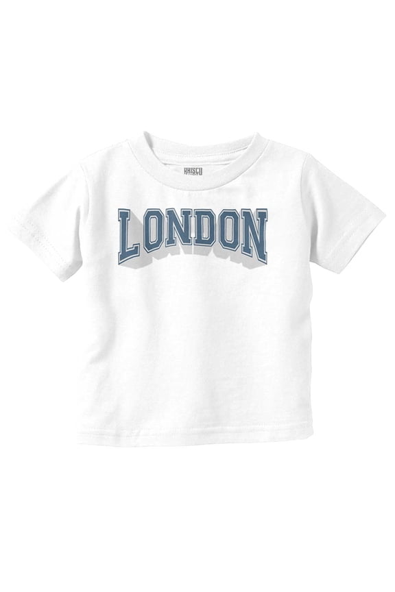 Athletic Varsity London England Toddler Boy Girl T Shirt Infant Toddler Brisco Brands 5T