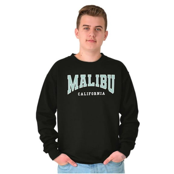 Athletic Varsity Malibu California Sweatshirt for Men or Women Brisco Brands S