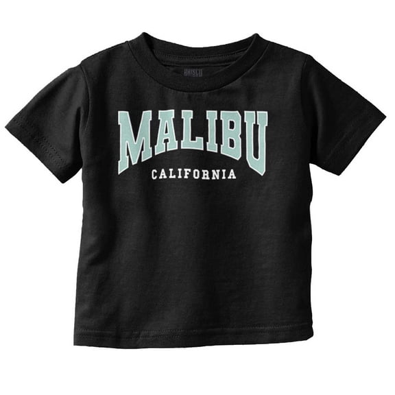Athletic Varsity Malibu California Toddler Boy Girl T Shirt Infant Toddler Brisco Brands 6M