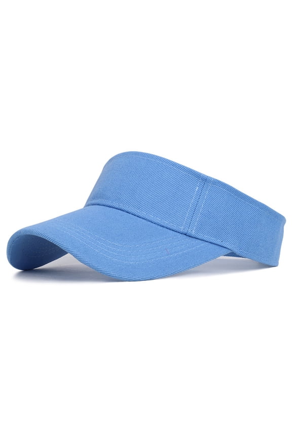 Athletic Visor Sun Sports Visor Hat Visor Adjustable Cap for Women and Men Light Blue One Size