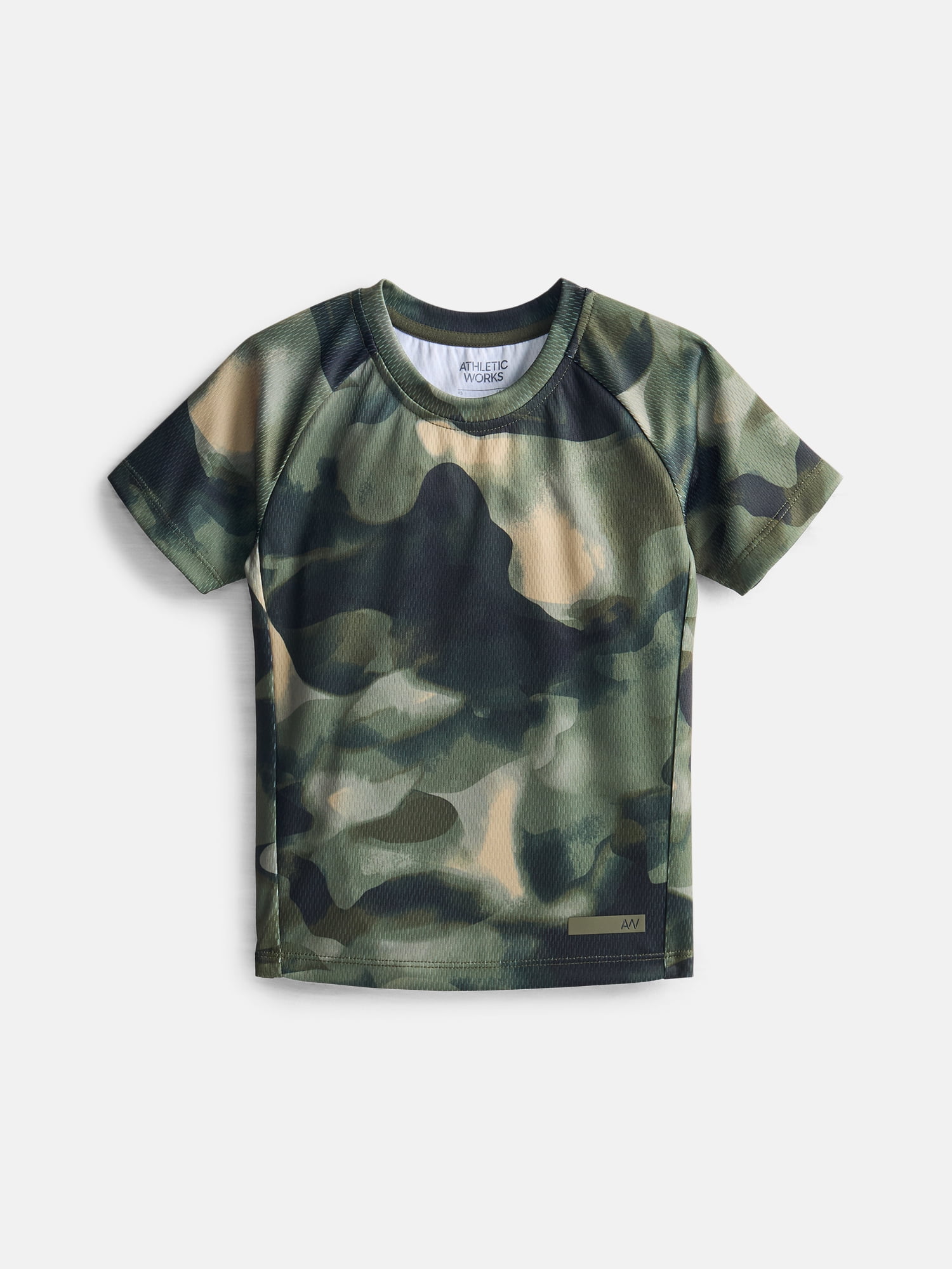 Athletic Works Boys Active Mesh Tee, Sizes 4-18 & Husky