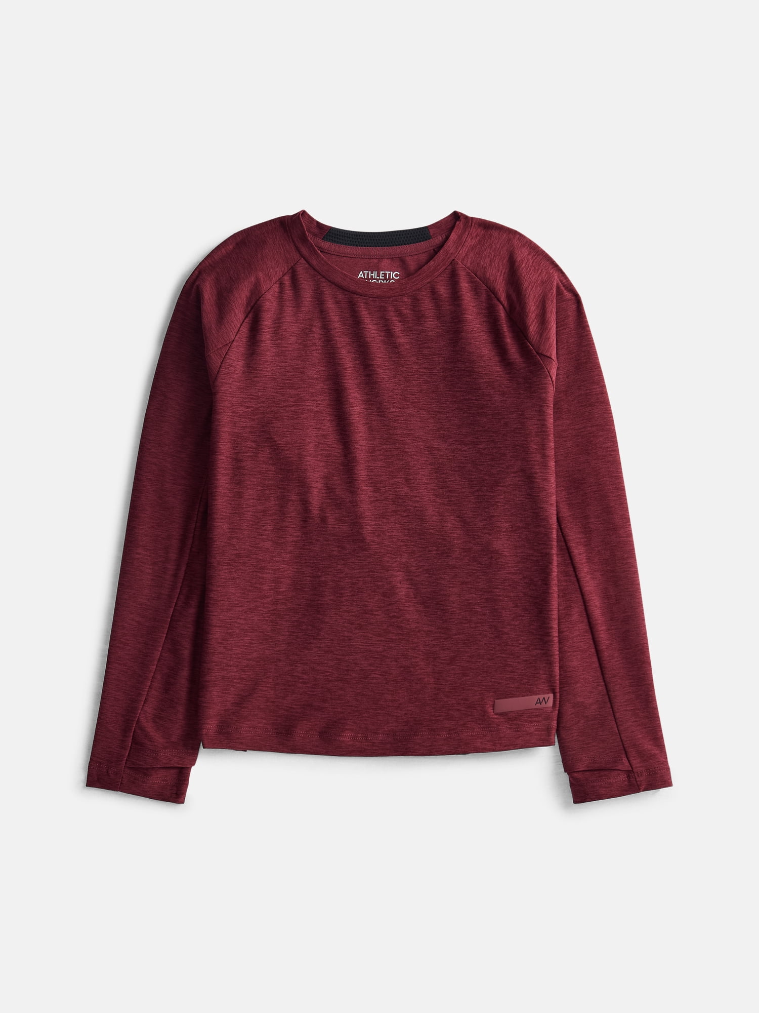 Athletic Work Boys ButterCore Tee with Long Sleeves, Sizes 4-18